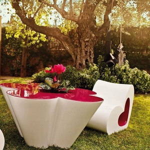 [Winton Imported <b>Bamboo</b> Home Furnishings] VONDOM AGATHA Designer Creative Outdoor Leisure <b>Tables</b> Chairs Garden Set for Courtyard - Product Image 2