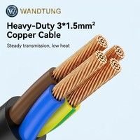 Unité de distribution d'alimentation (PDU) sur rack standard US personnalisée, multiprise 6/8 prises pour armoire réseau et rack de serveur