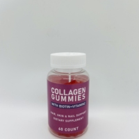 Gummies de collagène végétaliennes à marque privée avec biotine