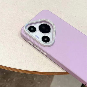 Coque <span class=keywords><strong>de</strong></span> téléphone en cuir antichoc avec cadre <span class=keywords><strong>de</strong></span> lentille en métal avec LOGO personnalisé pour Huawei P70 Pro Pro + Pura 70 Ultra - Product Image 6