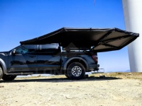Auvent latéral XL à double poteau 270 degrés avec LED intégrées pour SUV, camping, activités de plein air, overlanding et voyages 4x4