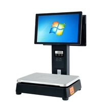 Báscula de Pesaje con IA Veidt, Impresión de Etiquetas con Código de Barras, Pantalla Táctil Dual, API en Red, Báscula OEM para Supermercados y Carnicerías, Modelo SPL