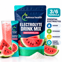 Poudre d'hydratation électrolytique quotidienne, mélange de boissons, équilibre en sodium, potassium, magnésium, plusieurs saveurs, étiquette privée, OEM personnalisé