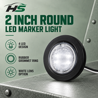 Feu arrière LED HSSH rouge ambre pour camion, remorque, semi-remorque, camion de fret, véhicule utilitaire