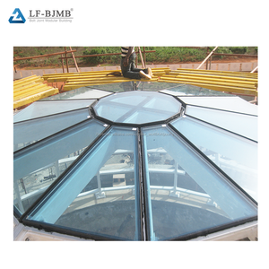 Económica, estructura de acero templado de cúpula de <span class=keywords><strong>vidrio</strong></span> techo para edificios - Product Image 5