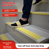 Profilé de nez de marche antidérapant en PVC 50 mm, étanche, protection d'angle de sécurité pour escaliers d'hôtel, de bureau et de maison