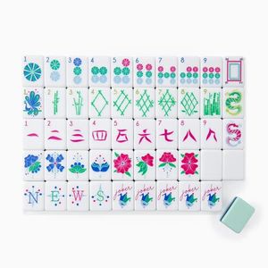 Set di Carte Mahjong Americano Moderno Personalizzabile, Lussuoso Set OEM in Acrilico Verde, Classico Intrattenimento da Casinò - Product Image 6