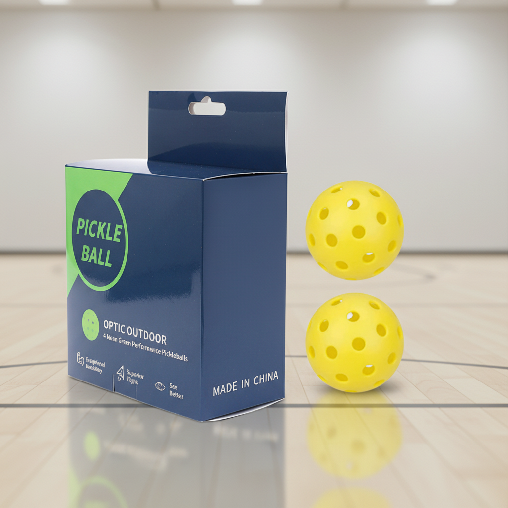 USAPA Approved 40-Hole Solid Pattern All Seasons Lightweight 26g Outdoor Training Competition Grade PE Pickleball