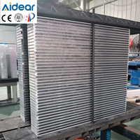 Échangeur de chaleur à plaques à ailettes pour refroidisseur d'huile, système de refroidissement de compresseur, radiateur pour compresseurs d'air à vis