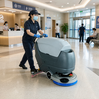 Autolaveuse électrique autotractée haute performance à eau froide pour carrelage céramique 550W – Machine de nettoyage de sols polyvalente et détartrante