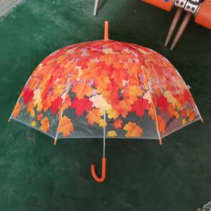 Bas <span class=keywords><strong>prix</strong></span> belle bande dessinée enfants POE parapluie pour enfants fille garçon longue poignée créatif mignon parapluie étudiant semi automatique parapluies - Product Image 3