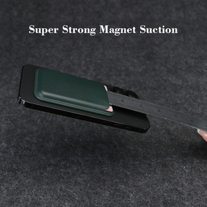 Portefeuille Téléphone Magnétique en Cuir Premium Original avec Logo Imprimé Personnalisé et Portefeuille Porte-Cartes Magnétique pour iPhone - Product Image 3