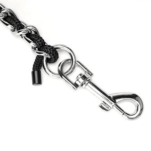 HanYang OEM-Correa de metal a prueba de masticación personalizada, correa de perro antimordedura con cómodo mango acolchado suave para perros medianos y grandes - Product Image 4