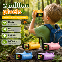 Jumelles pour enfants haute puissance HD compactes pour l'observation des oiseaux, le camping et les cadeaux éducatifs