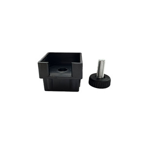 <b>Adjustable</b> Furniture Feet <b>Square</b> 40 50 Black Plastic Hardware Support Components For Table Chair Cabinet - Product Image 3