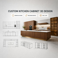Meubles de cuisine modulaires sur mesure GH, ensembles complets en bois massif, design moderne, armoires de cuisine en acrylique importées