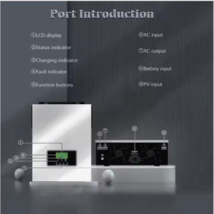 Onduleur solaire hybride basse fréquence à onde sinusoïdale pure 2000W 12V 24V onduleur solaire à usage domestique - Product Image 4