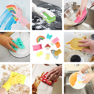 Esponja Multifuncional de Celulosa para Lavavajillas, Borrador Mágico para Limpiar Platos, Esponja de Limpieza para Cocina - Product Image 5