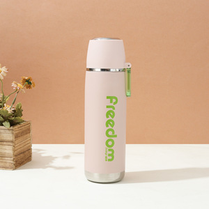 Freedom 304 Stainless Steel Insulated Water <b>Bottle</b> With Strap Travel Mug Compact Portable Tumbler - Product Image 3