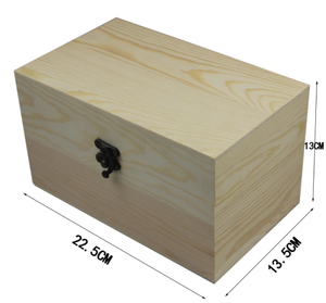 Boîte en bois de pin de haute qualité Style Art déco <span class=keywords><strong>caisse</strong></span> en bois <span class=keywords><strong>avec</strong></span> finition polie belle vaisselle Antique modèle décor à la maison - Product Image 6