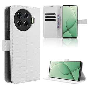 หรูหรากระเป๋าสตางค์ลายเพชรหนัง PU เคสโทรศัพท์พลิกสําหรับ Tecno Spark 20 Pro + 4G - Product Image 5