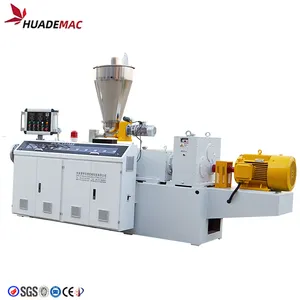 PVC Double Screw Extrusion Machine/ Plastic Twin Screw Extruder For Sale