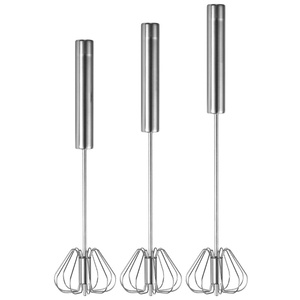 Vente chaude Gadget De <span class=keywords><strong>Cuisine</strong></span> Outil De Cuisson En Acier Inoxydable Main Semi-automatique <span class=keywords><strong>cuisine</strong></span> <span class=keywords><strong>fouet</strong></span> tenu Mélangeur Batteur À Oeufs <span class=keywords><strong>Fouet</strong></span> Mélangeur - Product Image 4
