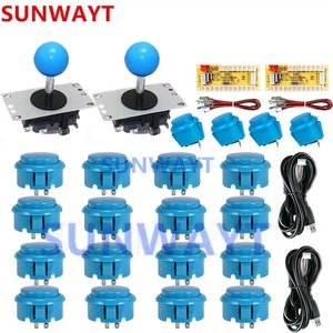<span class=keywords><strong>Arcade</strong></span> trò chơi DIY Part Kit cho PC MAME Retro Pie 5pin <span class=keywords><strong>Arcade</strong></span> joystick + 30mm 24mm <span class=keywords><strong>Push</strong></span> Buttons + USB Encoder - Product Image 1