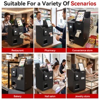 Máquina Recicladora de Monedas y Efectivo para Kiosco de Escritorio USW, Kiosco de Pago de Autoservicio, Dispensador de Billetes, SDK, Pantalla Táctil de 10.1 Pulgadas, Android 11
