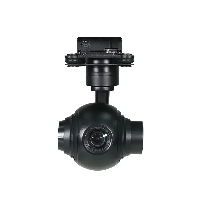 Seeker-10 V2 10X Optical Zoom Camera with 3 Axis Gimbal 1080P HD Drone Camera for Surveillance