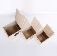 Boîte d'élevage pour perruches, abri d'intérieur en bois pour perruches, nid de perroquet, couveuse, fournitures pour animaux domestiques