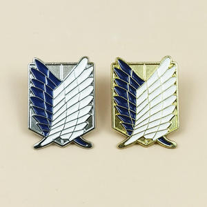 Spilla Decorativa Anime Cartoon <span class=keywords><strong>Ali</strong></span> <span class=keywords><strong>della</strong></span> Libertà, Distintivo Creativo per Zaino da Ragazzo - Product Image 1