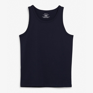 Oem/odm 5% in cotone 95% Spandex in tinta unita canotta da <span class=keywords><strong>uomo</strong></span> - Product Image 4