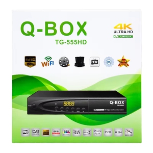 Receptor de TV Digital DVB-T2/S2/<span class=keywords><strong>C</strong></span> Quad Core 4K HD <span class=keywords><strong>Q</strong></span>-BOX TG-555 con Android 15, WiFi 802.11ac, 1080p, Exportación para Comercio Exterior - Product Image 2