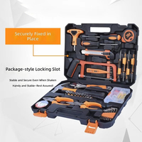 Ensemble d'outils de quincaillerie, boîte à outils d'entretien pour électriciens, kit combiné multifonctionnel avec perceuse électrique pour cadeau d'entreprise