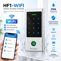 Secukey HF1-WIFI Intelligentes Fingerabdruck-Zugangskontrollsystem WLAN-Türschloss-Controller IP66 Wasserdicht RFID-Karte APP-Entriegelung