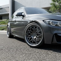 Jantes en alliage forgées sur mesure 2 pièces, polies en profondeur, pour voitures particulières, 16-26 pouces, 5x112 5x120 5x114.3, pour BMW X3 X4 X5