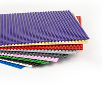 Plaque de base autocollante ABS 32x32, multicolore, très vendue, pièces détachées pour blocs de construction MOC, pour modèles mécaniques DIY