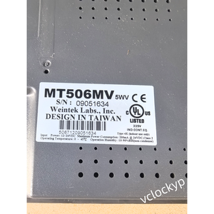 1 ชิ้น ใหม่เอี่ยม Weintek HMI Weinview MT506MV - Product Image 3