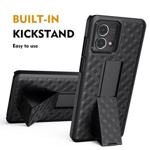 मोटरला मोटो <span class=keywords><strong>G</strong></span>-Stylus-5G-2023 पीसी मोबाइल फोन बेल्ट क्लिप होल्स्टर कॉम्बो फोन केस - Product Image 5