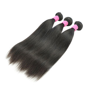 No ângulo sem derramamento, e colorido 100 cor natural cabelo cru de seda extentsão - Product Image 1