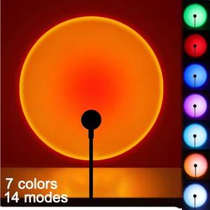 सूर्यास्त लैंप का नेतृत्व किया यूएसबी इंद्रधनुष नीयन नाइट लाइट प्रोजेक्टर सजावटी प्रकाश के लिए सजावटी प्रकाश प्रोजेक्टर सजावटी प्रकाश - Product Image 1