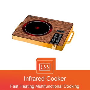 Đầy màu sắc hồng ngoại nồi xách tay cảm ứng điều khiển Glass Bảng điều chỉnh với xử lý sưởi ấm gốm phụ tùng bao gồm - Product Image 3