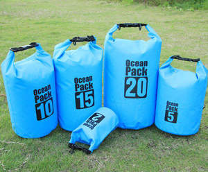 Bolsa Impermeable JIURAN, Resistente, para Camping, Senderismo, Navegación, <span class=keywords><strong>Escalada</strong></span>, Deportes, Playa, 500D PVC, 2L 5L 10L 15L 20L - Product Image 4