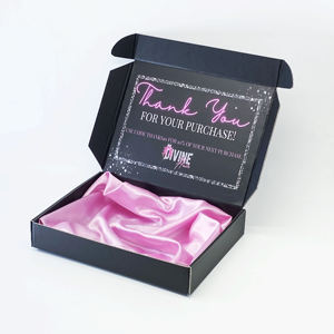 Biancheria intima stampata biodegradabile personalizzata scatola ondulata Lingerie Mailer Box per reggiseno Bikini mutandine pizzo imballaggio di lusso all'ingrosso - Product Image 4