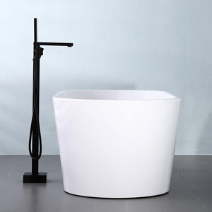 חופשי עומד 1.5 מ '/1.7 מ' ג 'קוזי ספא אקרילי לבן עם overflow ג' קוזי פנימי לשימוש חדר אמבטיה/מלון - Product Image 5