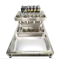 Machine automatique multifonction en acier inoxydable pour la préparation de bubble tea et de popping boba, en vente