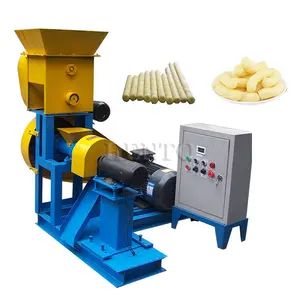 Professional Corn Puff Snack Machine / Puff Corn Making Machine / Automatic Puffed Rice Cake Making Machine