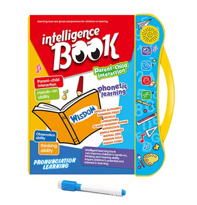 Libro Interactivo de Sonidos <span class=keywords><strong>en</strong></span> <span class=keywords><strong>Inglés</strong></span> para Niños, Fabricado por OEM, Libro Parlante de Alfabeto y Números para Niños Pequeños de 3 a 5 Años - Product Image 1