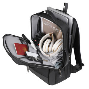 Sac à dos d'affaires multifonctionnel unisexe en gros, grande capacité, imperméable, avec port USB et compartiment pour ordinateur - Product Image 3